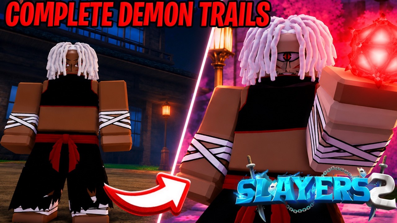 Original YouTube thumbnail: How To Become A DEMON In Project Slayers 2 (Beginners Guide)
