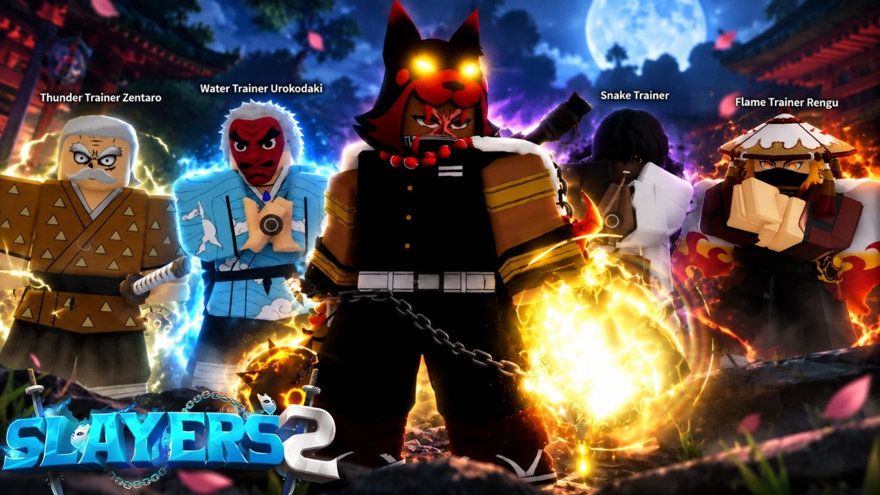 Original YouTube thumbnail: All Breathing Trainer Locations & Requirements | Project Slayers 2